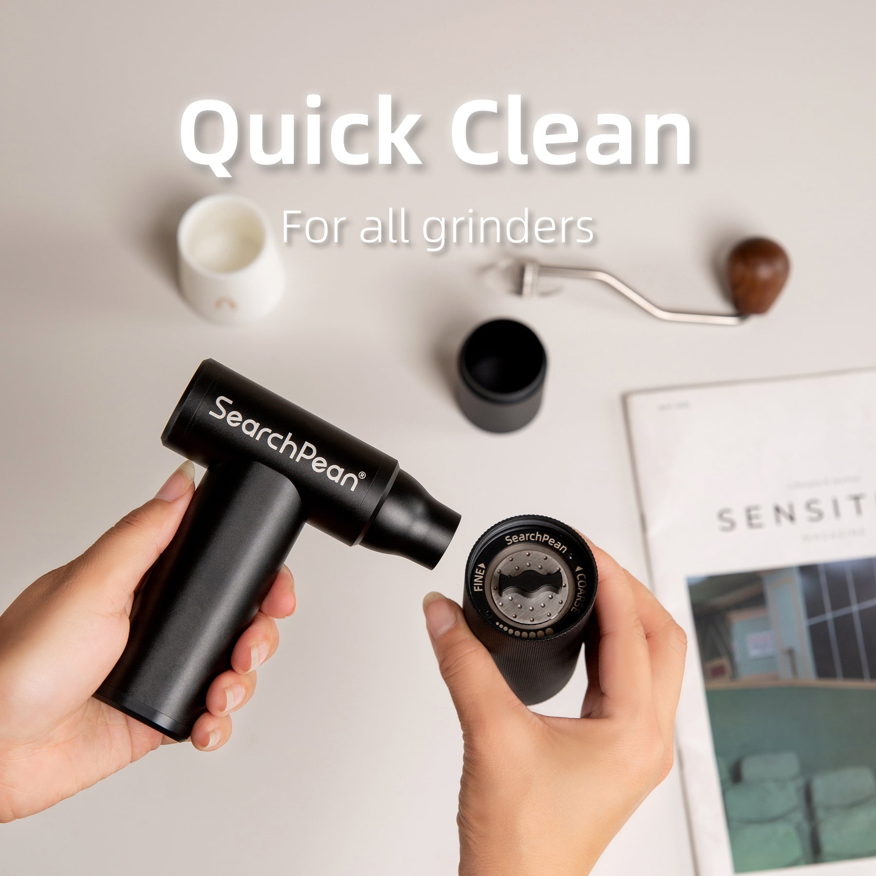 SongBean Mini Violent Blowing And Suctioning Machine Quickly Clean The Coffee Grinder Computer Aeration Easy To Carry