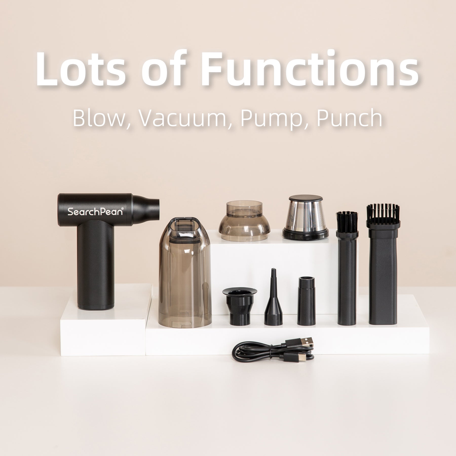 SongBean Mini Violent Blowing And Suctioning Machine Quickly Clean The Coffee Grinder Computer Aeration Easy To Carry