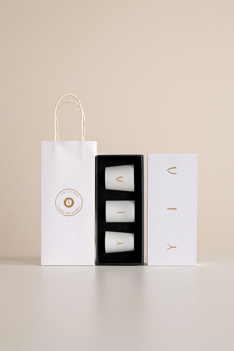 SongBean Coffee Tea Cup 3Pcs And Wine Tasting Gift Set Shipping Cost For Packages Gifts For Men And Women