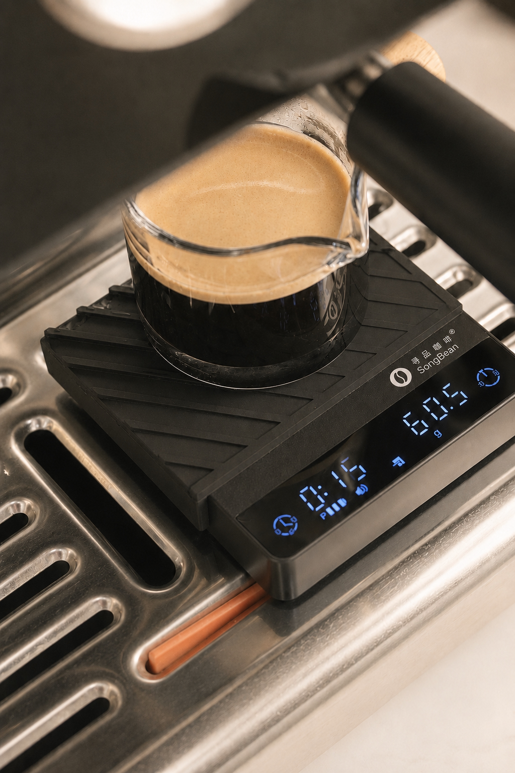 SongBean Tiny 3C Coffee Scale P Wake Up Made For Espresso And Pour Over For Small Brew Spaces