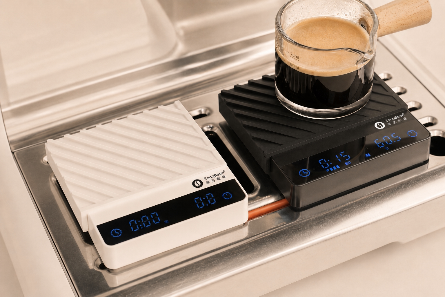 SongBean Tiny 3C Coffee Scale P Wake Up Made For Espresso And Pour Over For Small Brew Spaces