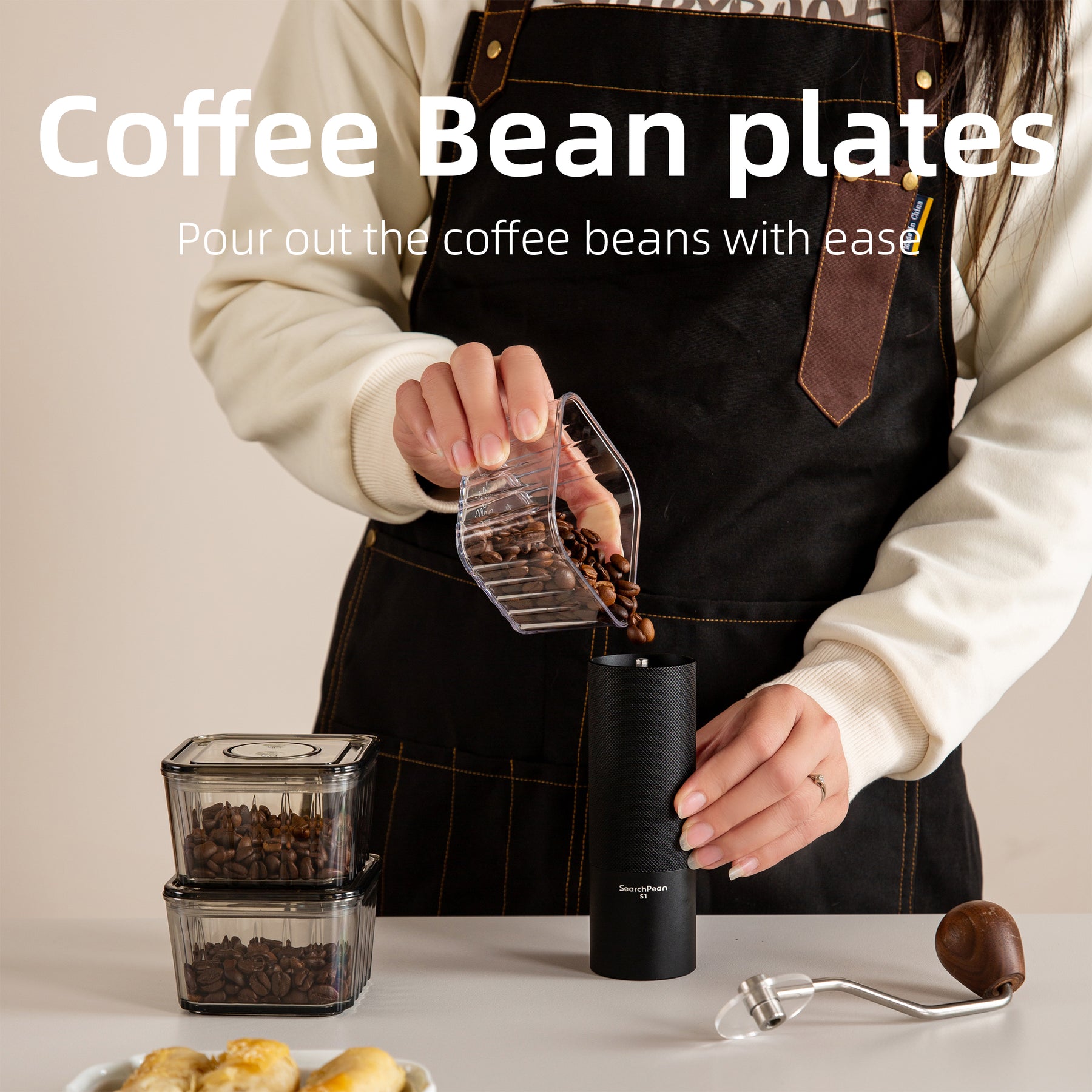 SprayBottleForReducingCoffeePowerStatic&CoffeeBeansJarForKitchenFoodStorageContainerCansFreshKeepingMoistureProof