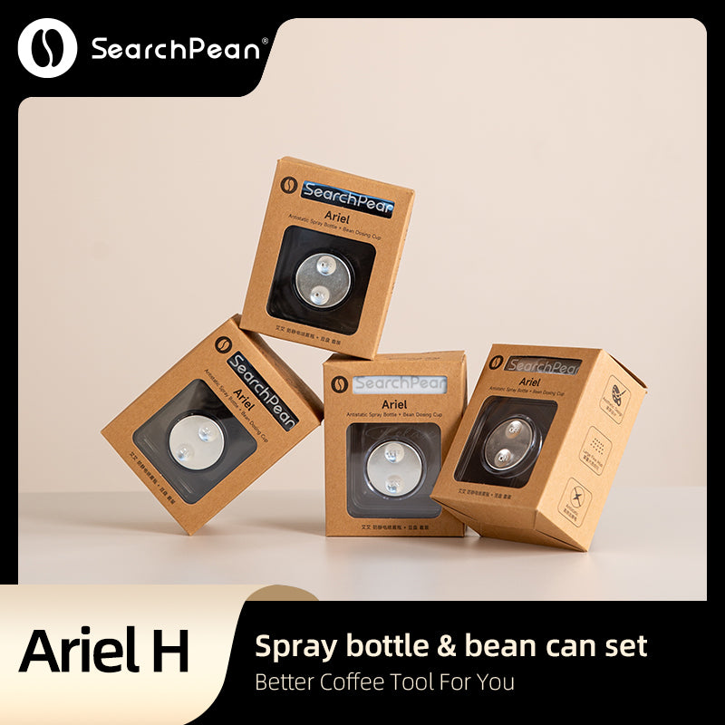SprayBottleForReducingCoffeePowerStatic&CoffeeBeansJarForKitchenFoodStorageContainerCansFreshKeepingMoistureProof