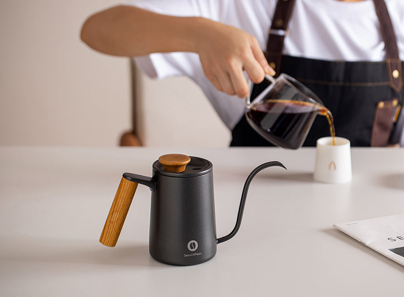 SongBean 600ml Pour Over Coffee Pot Gooseneck Kettle SwanNeckFineMouth Tea Milk For Kitchen Home Trave Office Free Shipping