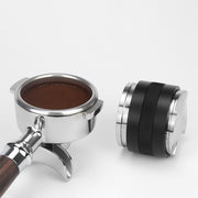 SongBean 51/58mm Coffee Distributor & Tamper,Dual Head Coffee Leveler Fits, Adjustable Depth-Espresso 3Angled and Flat Tampers