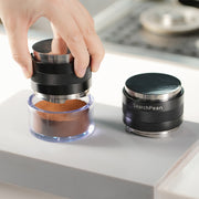 SongBean 51/58mm Coffee Distributor & Tamper,Dual Head Coffee Leveler Fits, Adjustable Depth-Espresso 3Angled and Flat Tampers