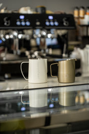 SongBean 600ML/700ML Milk Frothing Pitcher, Steaming Stainless Steel Coffee Cappuccino Latte Art Barista Man Woman Gift