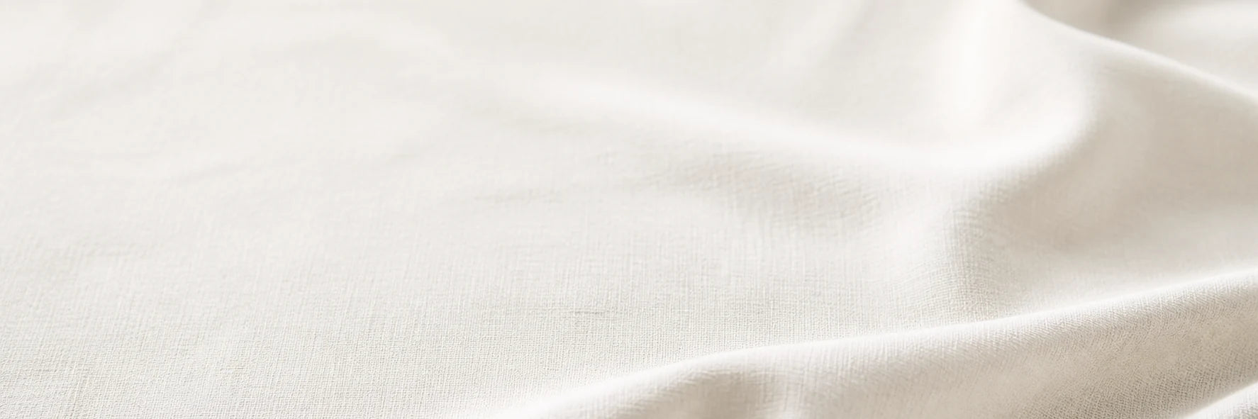 Soft ivory fabric in natural light